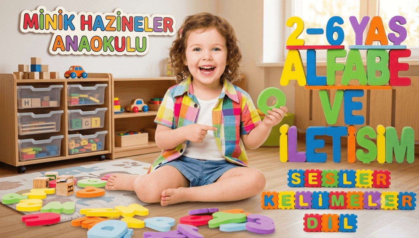 Özel Beylikdüzü Minik Hazineler Anaokulu'nda çocukların dil gelişimini destekleyen okul öncesi eğitim etkinliği